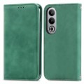 For OnePlus Nord CE4 Retro Skin Feel Magnetic Flip Leather Phone Case(Green)