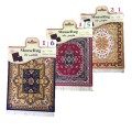 Mini Woven Rug Mat Retro Style Mouse Pad, Ramdom Color Delivery
