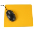 10 PCS Optical Solid Color Office Computer Anti-Slip Wrist Rests Mouse Pad(Yellow)