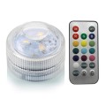 IP68 Waterproof Remote Control Diving Decoration Lamp 5050 SMD LED Multi Colored Light Bulb Submersi