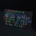 Waveshare Flexible RGB Full-color LED Matrix Panel, 2.5mm Pitch, 96x48 Pixels, Adjustable Brightness