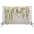 2.1m x 1.5m Flower Wall Simulation Rose Wedding Party Arrangement 3D Photography Background Cloth(H1
