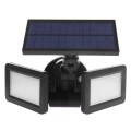 Double Flat Spotlight 48 LED Waterproof PIR Motion Sensor Solar Light
