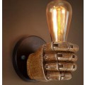 Creative Personality Fist Wall Lamp Bedroom Bedside Restaurant Cafe Resin Decorative Antique Lamps,