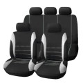 9 PCS Four Seasons Universal Seat Cover Cushion Car Fur Seat Covers Set Universal Cushion(Gray)