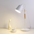 Knob Switch Reading Desk Lamp Home Decoration Lamp(White)