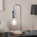 16W Magnetic Levitation Decoration Technology Toy Bend LED Floating Bulb Home Table Lamp