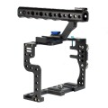 Camera Metal Video Cage Handle Stabilizer for Panasonic LUMIX GH3/GH4(Black)
