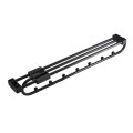 Y03 Black 16 inches 7 beads Wardrobe Hardware Push-Pull Hanging Rod Clothes Rail