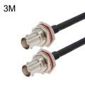BNC Female To BNC Female RG58 Coaxial Adapter Cable, Cable Length:3m