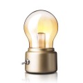 Creative Retro Charging USB Bedside Atmosphere Kitchen Cabinet Night Light(Gold)