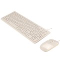 MLD-568 Office Gaming Wire Mouse Keyboard Set, Cable Length: 1.25m(White)