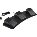 Pcsensor FS23 CF Foot Pedal Switch Keyboard Control Mouse Game Combo Pedal(Photoelectric Mute)