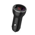 QIAKEY QK505L Dual Ports Fast Charge Car Charger(Black)