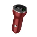 QIAKEY QK739 Dual Ports Fast Charge Car Charger(Red)