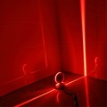 Black LED Door Frame Corridor Window Wall Spotlight(Red Light)