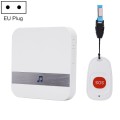 CACAZI C1 Smart Home Wireless Remote Control Doorbell, Style:EU Plug