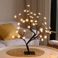 24 Lights Cherry Tree Lamp Table Lamp Room Layout Decoration Creative Bedside Night Light Gift, Styl