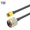 RP-SMA Male to N Male RG58 Coaxial Adapter Cable, Cable Length:1m