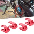 2 Pairs Shock Absorber Extender Height Extension for Motorcycle Scooter, Size: Small(Red)