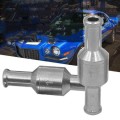 Car Aluminum Alloy Gasoline Fuel Check Valve, Size:M10(Silver)