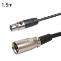Xlrmini Caron Male To Mini Female Balancing Cable For 48V Sound Card Microphone Audio Cable, Length: