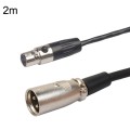 Xlrmini Caron Male To Mini Female Balancing Cable For 48V Sound Card Microphone Audio Cable, Length: