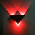 9W LED Triangle Wall Light Interior Corridor Aisle Lights(Red Light)