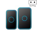 CACAZI A78 Long-Distance Wireless Doorbell Intelligent Remote Control Electronic Doorbell, Style:EU