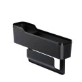 Car Seat Crevice Storage Box Multifunctional Removable Storage Box, Size: Long Type(Graphite Black)