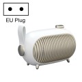 N301 Mini Heater Office Desk Silent Hot Air Heater Household Bedroom Heater EU Plug(White)