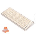 LANGTU GK85 85 Keys Gold Shaft Mechanical Wired Keyboard. Cable Length: 1.5m, Style:No Light Version