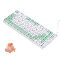 LANGTU GK85 85 Keys Gold Shaft Mechanical Wired Keyboard. Cable Length: 1.5m, Style:Glowing Version