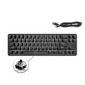 Ajazz K680T Mini USB Wired Dual-mode Charging 68-keys Laptop Bluetooth Mechanical Keyboard, Cable Le