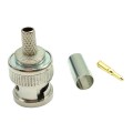5pcs Cold Pressed BNC Plug Wiring Head, Specification: 58