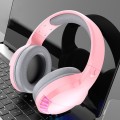 SH33 Bluetooth Wired Dual-mode RGB Headset Mobile Phone Heavy Bass Noise Reduction Gaming Headset( P