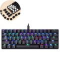 MOTOSPEED CK61 61 Keys  Wired Mechanical Keyboard RGB Backlight with 14 Lighting Effects, Cable Leng