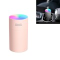 Colorful Cup Humidifier USB Car Air Purifier(Second Generation Pink)