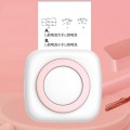 HD Portable Printer Student Pocket Copier Mini Photo Label Printer, Style:Upgraded Edition(Pink Whit