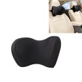 Car Headrest Four Seasons Universal Ice Silk Pillow Neck Protection Memory Pillow(Black)