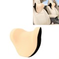 Car Headrest And Neck Pillow Ice Silk Breathable Space Memory Foam Pillow(Apricot)