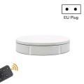 30cm Remote Control Speed Electric Turntable Sample Display Stand, Specification:EU Plug(White)