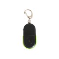 5 PCS Portable Anti-Lost Alarm Key Finder Wireless Whistle Sound LED Light Locator Finder(Green)