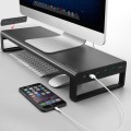 Vaydeer Metal Display Increase Rack Multifunctional Usb Wireless Laptop Screen Stand, Style:L-Top Co