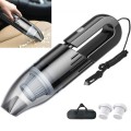 120W Car Vacuum Cleaner Car Small Mini Internal Vacuum Cleaner, Specification:Wired, Style:With 2 PC