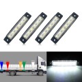 4 PCS 12V 6 SMD Auto Car Bus Truck Wagons External Side Marker Lights LED Trailer Indicator Light Re