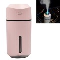 Mini USB Colorful Night Light Home Car Humidifier, Style:Rechargeable(Pink)
