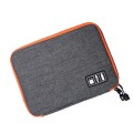 Double Layer Digital Storage Bag Data Cable Finishing Bag Elastic Waterproof Portable Electronic Sto