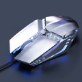 iMICE T80 7 Keys 3200 DPI Macro Programming Mechanical Gaming Wired Mouse, Cable Length: 1.8m(Silver