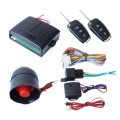 2 Set Universal Sound And Light Car Alarm 12V Vehicle Alarm System Bullet Key Remote Control
